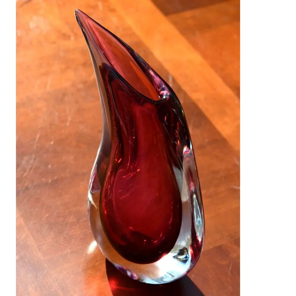 Luigi Onesto for Oggetti – Murano Glass Teardrop Vase
